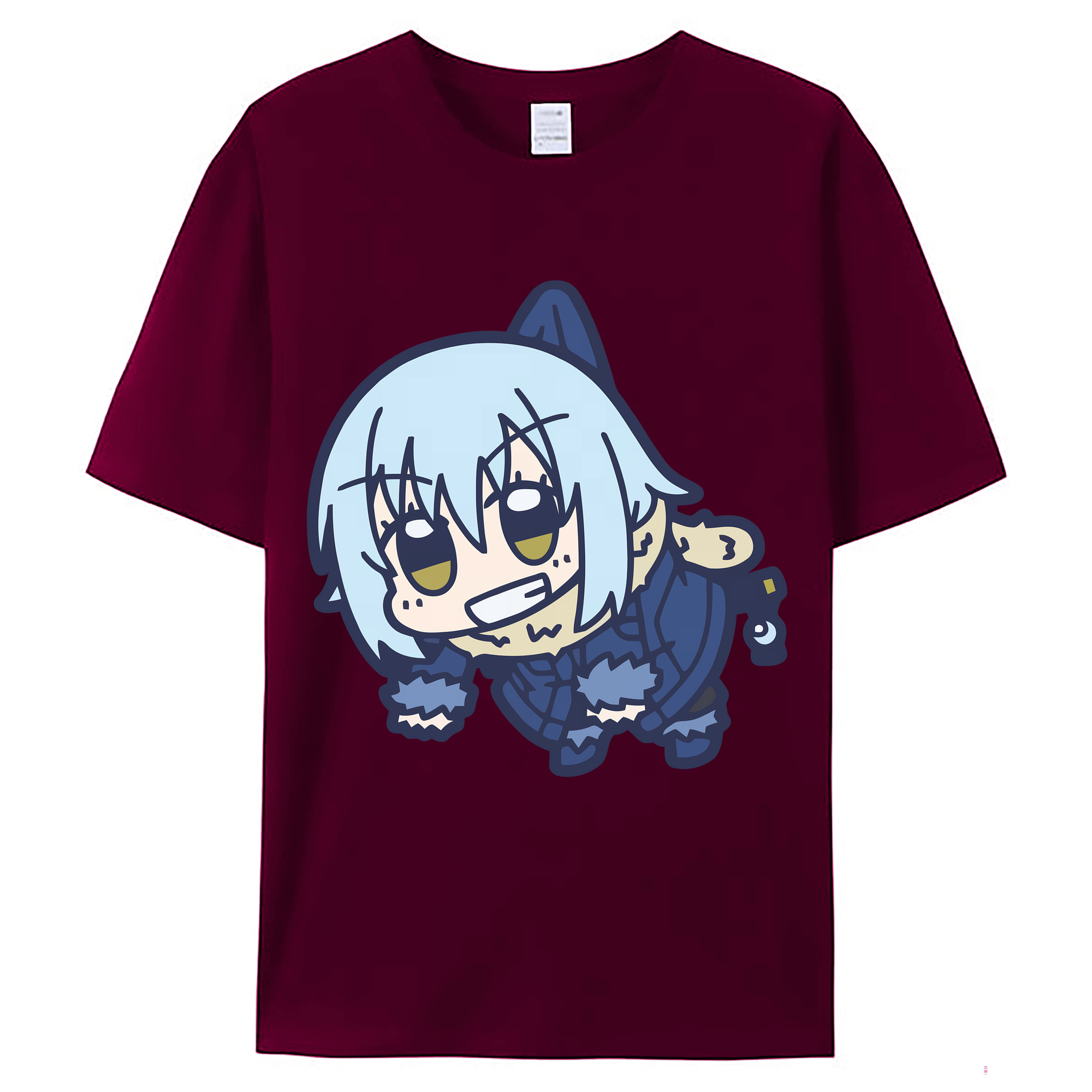 （画像用） 転スラ Regarding Reincarnated to Slime レディースカジュアルプリントTシャツ（綿100％）